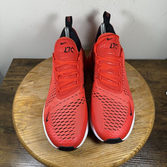 Nike Air Max 270 Shoes Mens Size 9.5 Red Black White AH8050-601 Running Sneakers main image 7